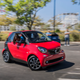 Your author making sure the car didn’t cross any lines it wasn’t supposed to. Image credit: Smart